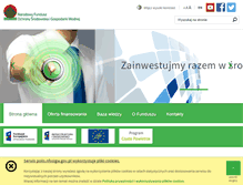 Tablet Screenshot of nfosigw.gov.pl