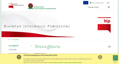Desktop Screenshot of bip.nfosigw.gov.pl