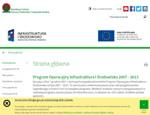 Tablet Screenshot of pois.nfosigw.gov.pl